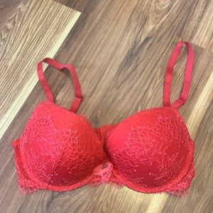 Red Lace Dream Angels Bra
